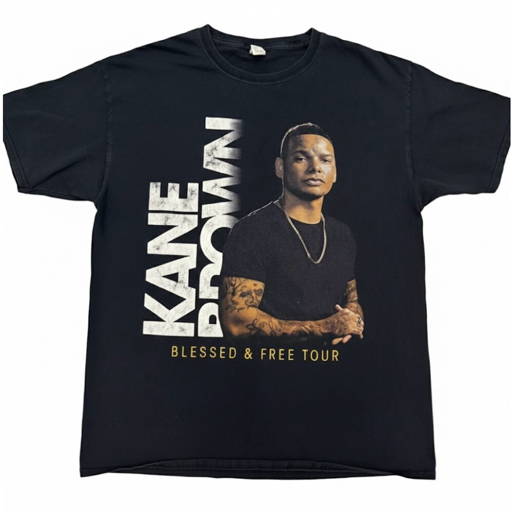 Fruit of the Loom Black Tour Graphic Tee